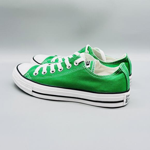 Converse Shoes Womens 7 Green Canvas Chuck Taylor All Star Low Top Sneakers - Picture 6 of 13